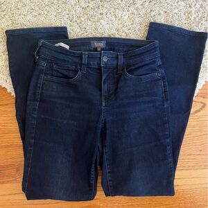 NYDJ Women's Dark Blue Jeans Marilyn Straight with LiftTuck technology size 2